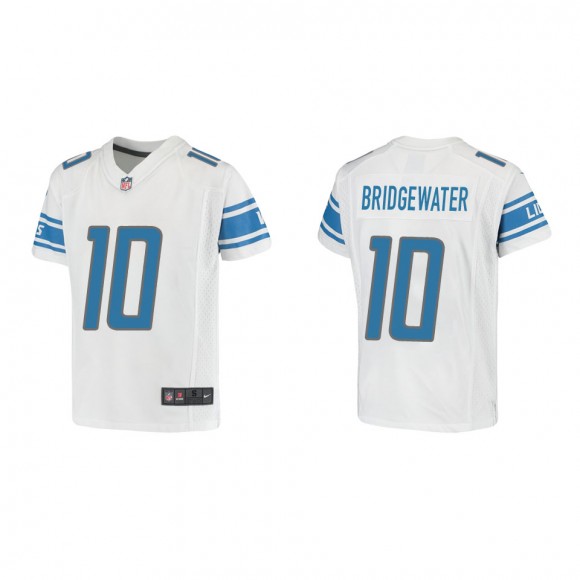 Youth Teddy Bridgewater Detroit Lions White Game Jersey