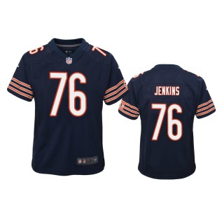Youth Bears Teven Jenkins Navy Game Jersey