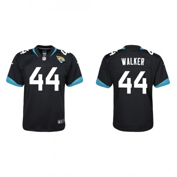 Youth Jaguars Travon Walker Black 2022 NFL Draft Game Jersey