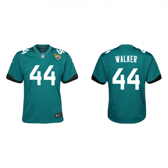 Youth Jaguars Travon Walker Teal 2022 NFL Draft Game Jersey