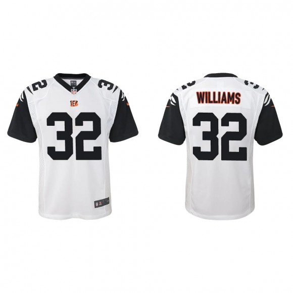 Youth Trayveon Williams Cincinnati Bengals White Alternate Game Jersey