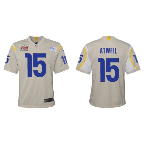 Youth Super Bowl LVI Tutu Atwell Rams Bone Game Jersey