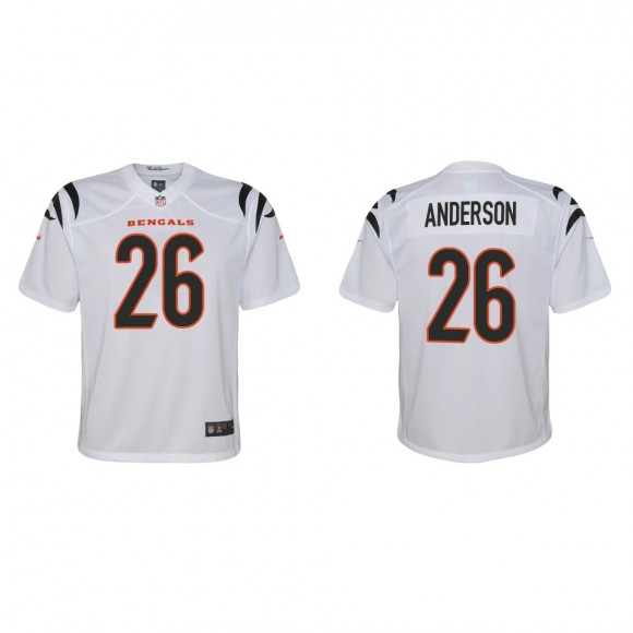 Youth Bengals Tycen Anderson White Game Jersey