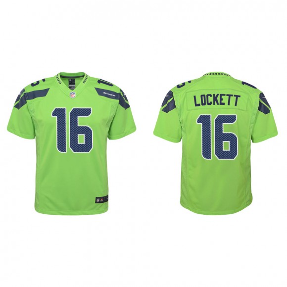 Youth Tyler Lockett Seattle Seahawks Green Alternate Game Jersey