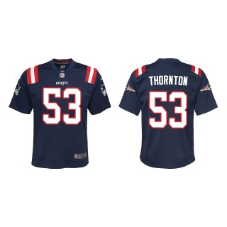 Youth Patriots Tyquan Thornton Navy Game Jersey