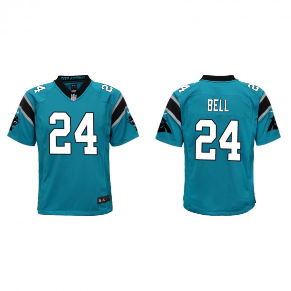 Youth Carolina Panthers Vonn Bell Blue Game Jersey