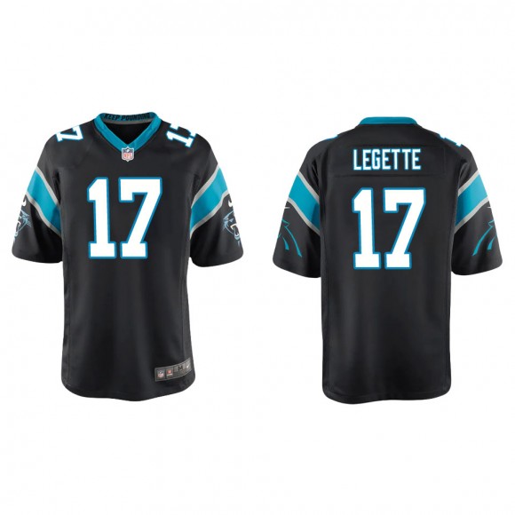 Youth Panthers Xavier Legette Black Game Jersey