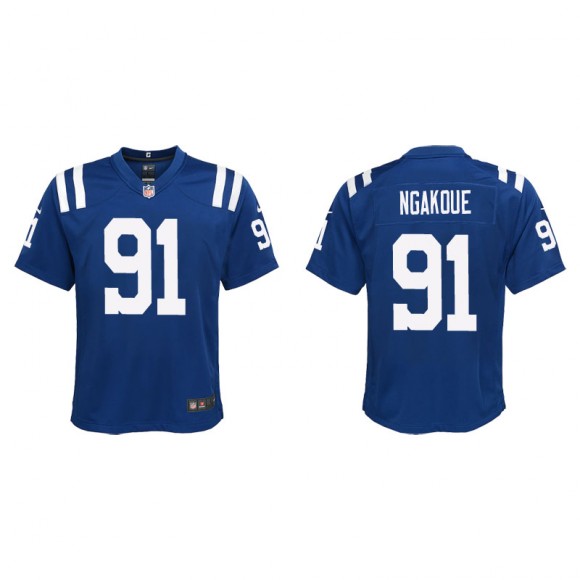 Youth Colts Yannick Ngakoue Royal Game Jersey