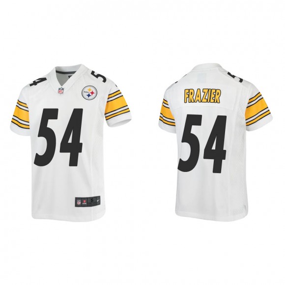 Youth Steelers Zach Frazier White Game Jersey