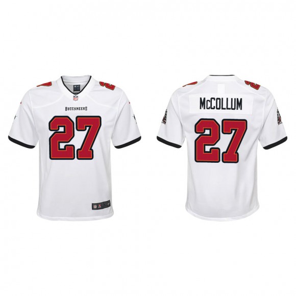 Youth Buccaneers Zyon McCollum White 2022 NFL Draft Game Jersey