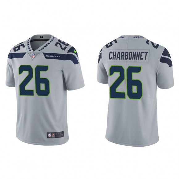 Zach Charbonnet Gray 2023 NFL Draft Vapor Limited Jersey