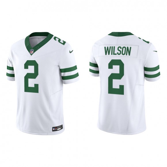 Zach Wilson Jets White Legacy Vapor F.U.S.E. Limited Jersey
