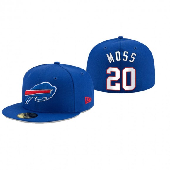 Buffalo Bills Zack Moss Royal Omaha 59FIFTY Fitted Hat