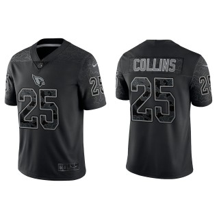 Zaven Collins Arizona Cardinals Black Reflective Limited Jersey